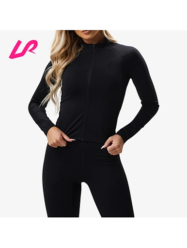 long sleeve zip up activewear